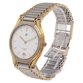 ジバンシー 腕時計 クオーツ ホワイト文字盤 ステンレススチール メッキ メンズ Givenchy 【中古】